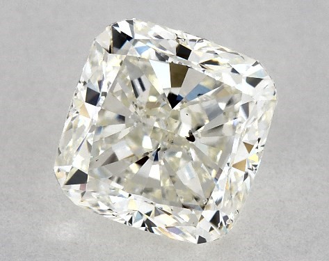 GIA 1.50 Carat J-SI1 Good Cut Cushion Modified Diamond